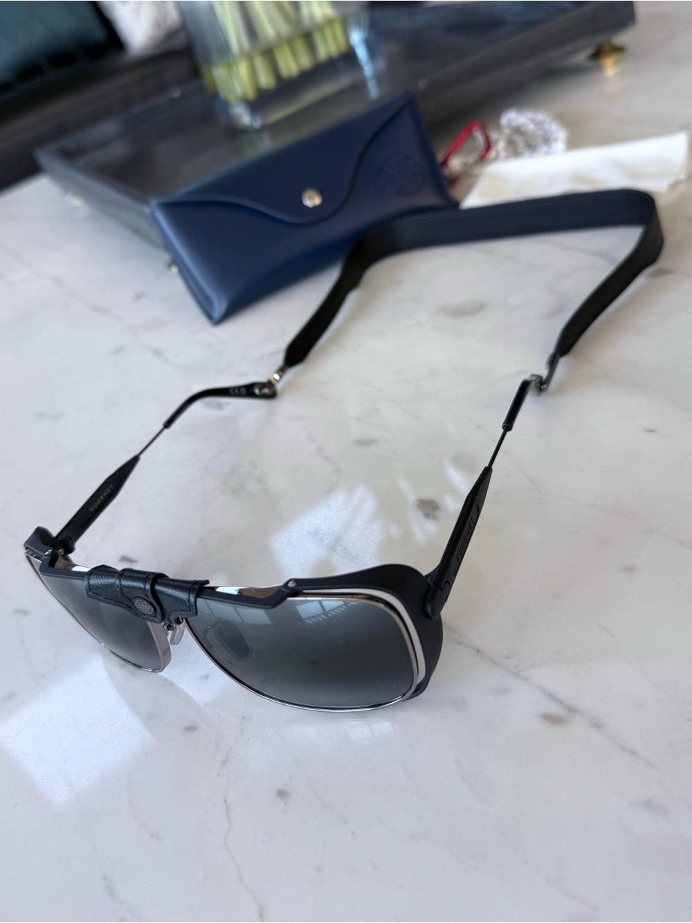 New Vuarnet Arctic 02 Titanium Aviator Sunglasses Men’s - Picture 6 of 16